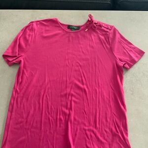 Lauren Ralph Lauren Pink Short Sleeve Tee
